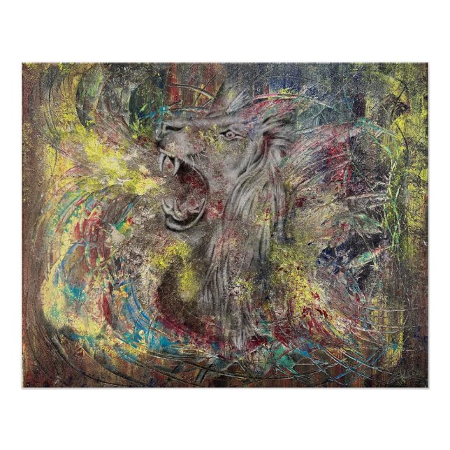 Löwe  poster (Vorderseite)