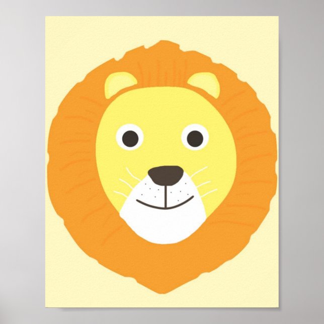 Löwe Poster (Vorne)