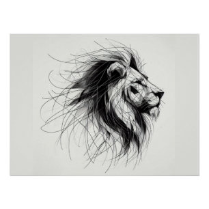 Löwe Poster