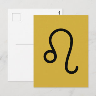Löwe Postkarte