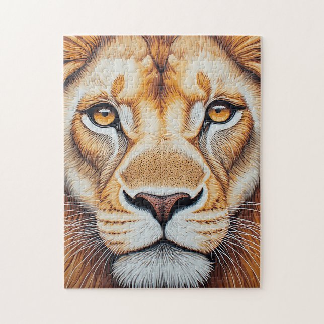 Löwe Puzzle (Vertikal)