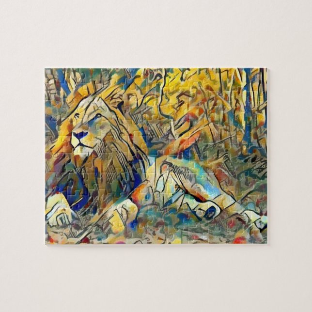Löwe Puzzle (Horizontal)