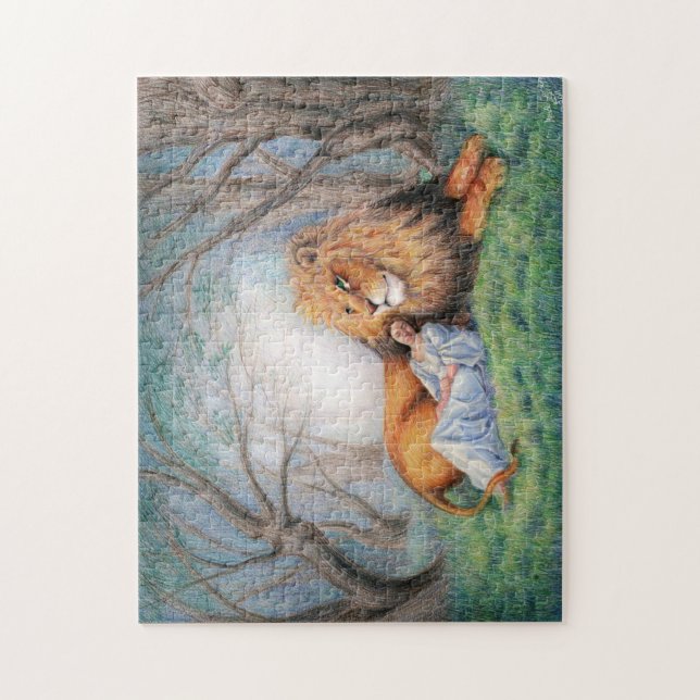 Löwe Puzzle (Vertikal)