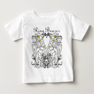 Löwe Rampant Renaissance-Hochzeit Baby T-shirt