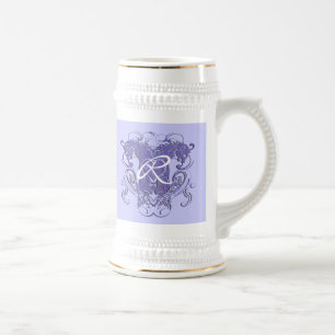 Löwe Rampant Renaissance-Hochzeit Bierglas