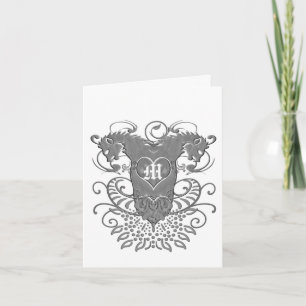 Löwe Rampant Renaissance-Hochzeit Danke