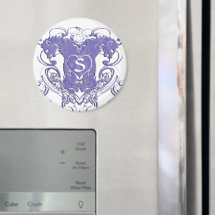 Löwe Rampant Renaissance-Hochzeit Magnet