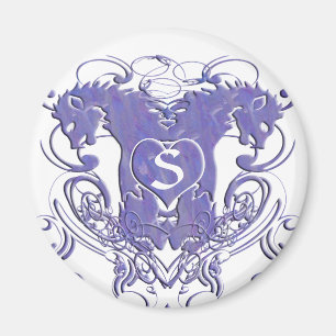 Löwe Rampant Renaissance-Hochzeit Magnet