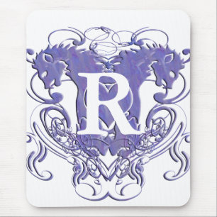 Löwe Rampant Renaissance-Hochzeit Mousepad