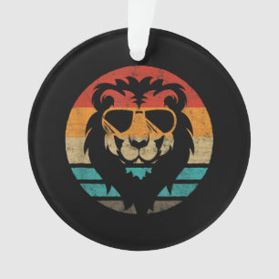 Löwe Retro-Stil Vintage Ornament