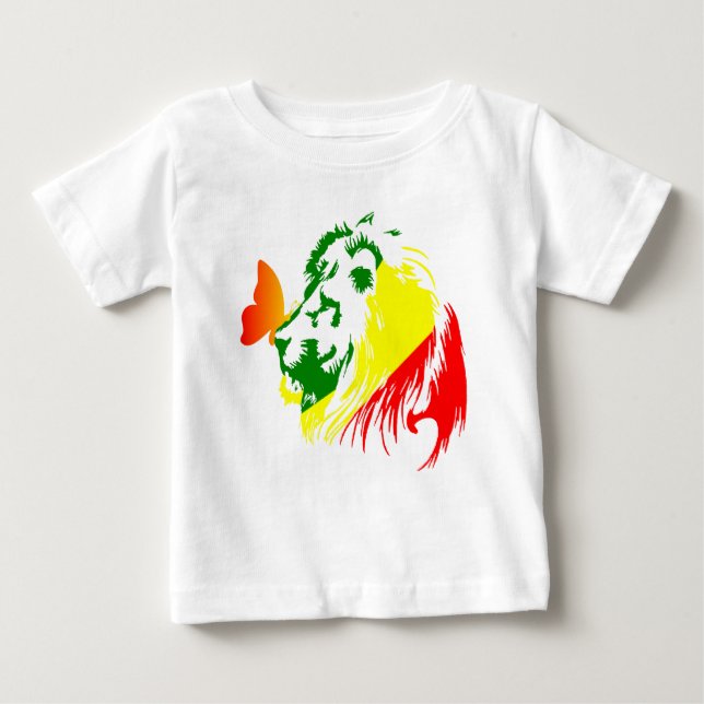 LÖWE SCHMETTERLING FLY BABY T-SHIRT (Vorderseite)