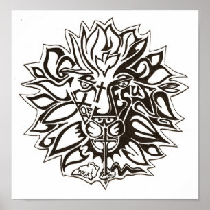 Löwe-Sieg Poster