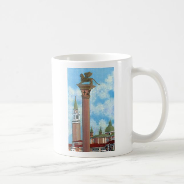Löwe-Spalte, Marktplatz San Marco Kaffeetasse (Rechts)