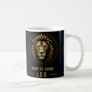 Löwe Sternzeichen Bold Celestial Horoskop-Deko Kaffeetasse