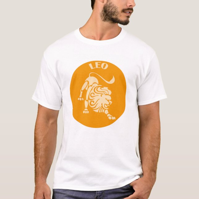 Löwe, Sternzeichen, Horoskop, Astrologie T-Shirt (Vorderseite)