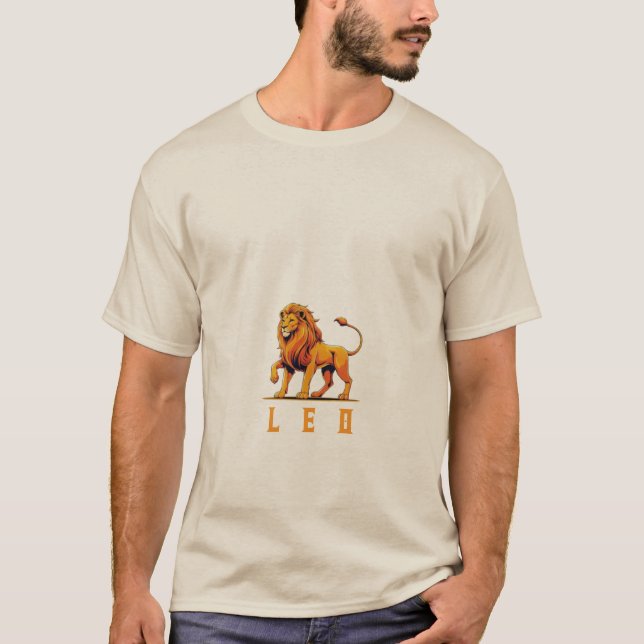 LÖWE STERNZEICHEN T-Shirt (Vorderseite)