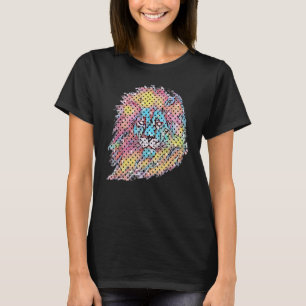 Löwe Sternzeichen Tier Löwenkopf Sternzeichen Löwe T-Shirt