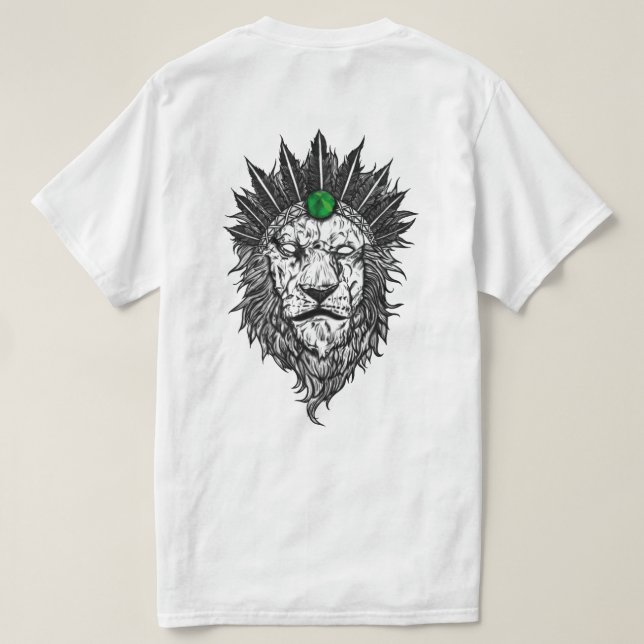 Löwe  T-Shirt (Design Rückseite)