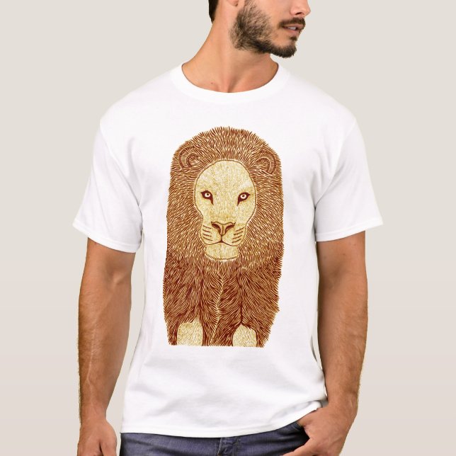 Löwe-T - Shirt (Vorderseite)