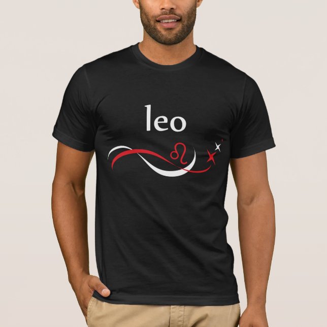 Löwe-Tierkreis-Astrologie-T - Shirt (Vorderseite)