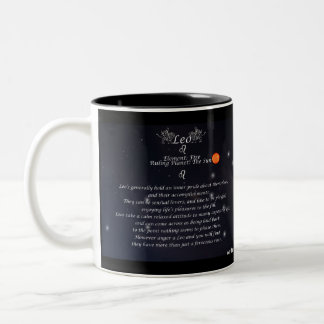 Löwe-Tierkreis-Sammlungs-Tasse Zweifarbige Tasse