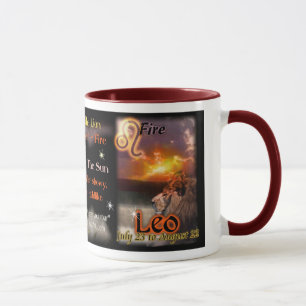 Löwe-Tierkreisrotordnung Tasse