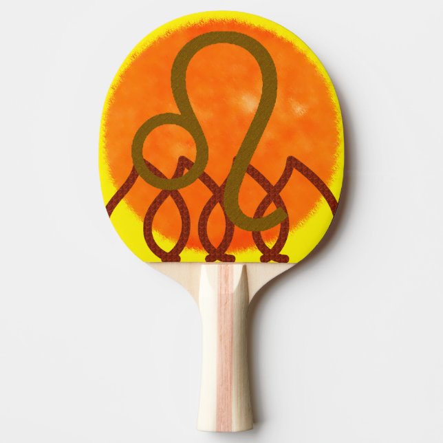 Löwe Tischtennis Schläger (Vorderseite)