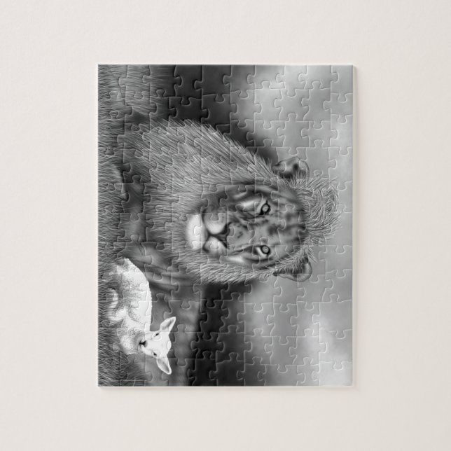 Löwe u. das Lamm Puzzle (Vertikal)