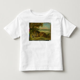 Löwe und Alligator, 1863 Kleinkind T-shirt