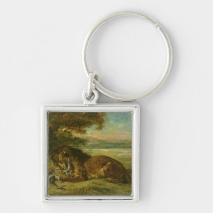 Löwe und Alligator, 1863 Schlüsselanhänger