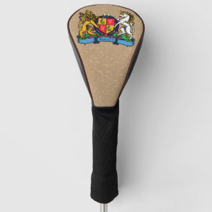 Löwe und Einhorn Rampant Bierdeckel Golf Headcover