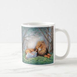 Löwe und ich tasse