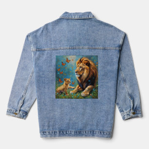 Löwe und Kids Jeansjacke