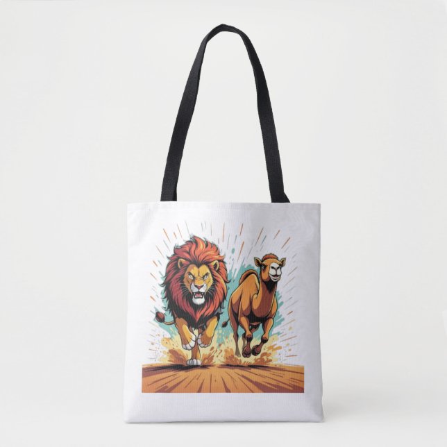 Löwe und Lama Dash (Vorderseite)