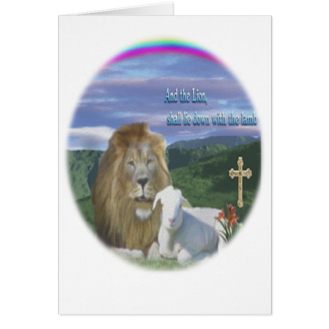 Löwe und Lamm (Vorne)