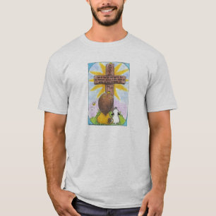Löwe und Lamm am Kreuz T-Shirt