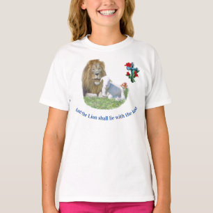 Löwe und Lamm Christliche Geschenke T-Shirt