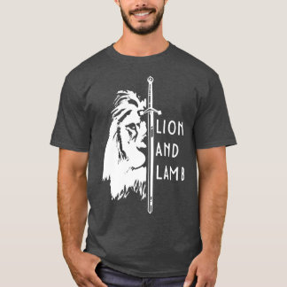 Löwe und Lamm Jesus Gott Löwe Lamb Glaubensbibel T-Shirt