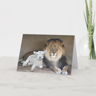 Löwe und Lamm Karte