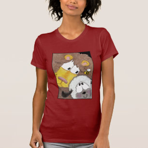 Löwe und Lamm Nah T-Shirt