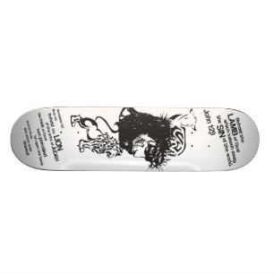 Löwe-und Lamm-Skateboard Skateboard