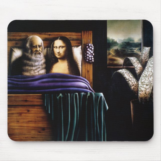Löwe und Mona Mousepad (Vorne)