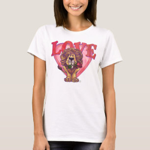Löwe-Valentinstag T-Shirt