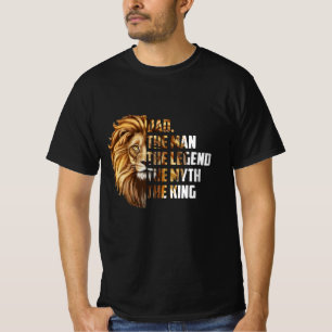 Löwe Vater der Mann, der den Mythos der König verb T-Shirt