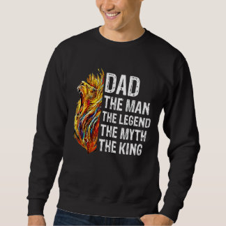 Löwe Vater Der Mann, der Mythos, der König Sweatshirt