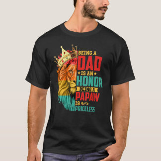 Löwe Vater zu sein ist ein Ehrenwort ist unbezahlb T-Shirt