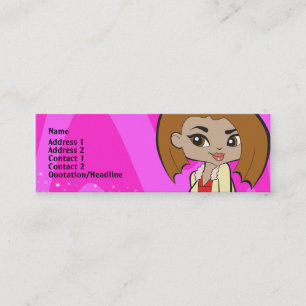 Löwe-Visitenkarte Mini Visitenkarte