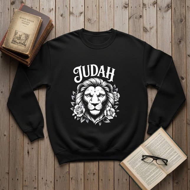 Löwe von Juda, Christlicher Glaube Sweatshirt (Von Creator hochgeladen)
