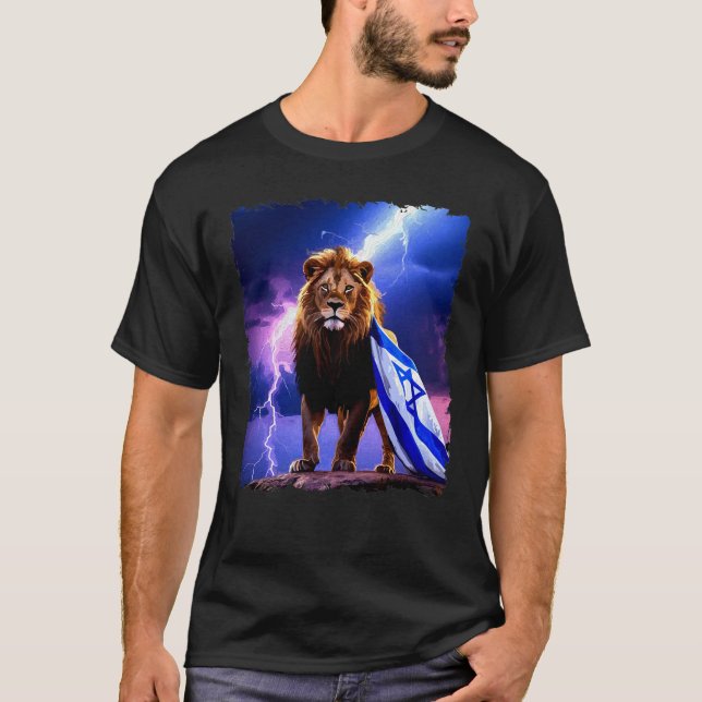 Löwe von Juda Christlicher Glaube T-Shirt (Vorderseite)