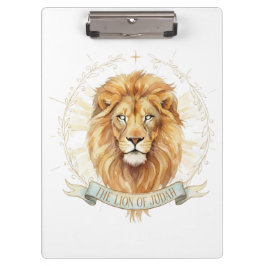 Löwe von Juda-Christus-Clipboard  Klemmbrett